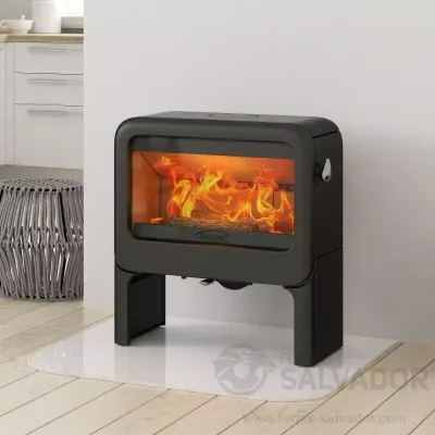 ESTUFA LEÑA ROCK 500 TB 9KW DOVRE