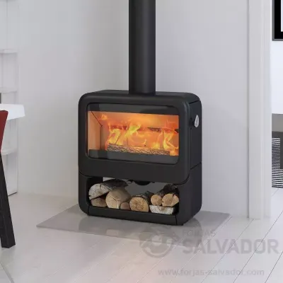 ESTUFA LEÑA ROCK 500 WB 9KW DOVRE