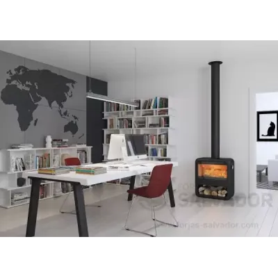 ESTUFA LEÑA ROCK 500 WB 9KW DOVRE