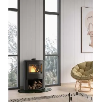 ESTUFA LEÑA BOW WB 9KW DOVRE