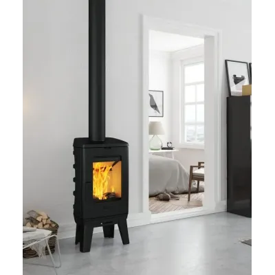 ESTUFA LEÑA BRUT PATAS LARGA 6.5KW DOVRE