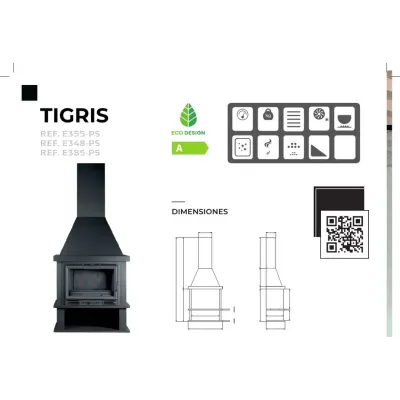 CHIMENEA TIGRIS 700 TURBO SALGUEDA