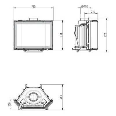 INSERTABLE PHOENIX I 9 KW DOVRE