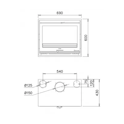 INSERTABLE ROBUSTA 2520I 10 KW DOVRE