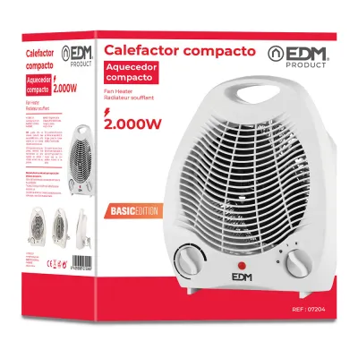 CALEFACTOR COMPACTO VERTICAL 7204/1000-2000W EDM