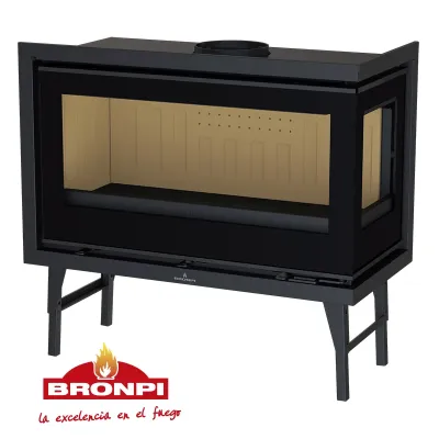 ESTUFA INSERTABLE CAIRO-90-ED C/CRISTAL VISION BRONPI