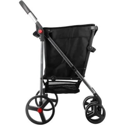 CARRO COMPRA BASKET MF 4B NEGRO ROLSER