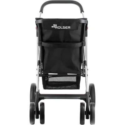 CARRO COMPRA BASKET MF 4B NEGRO ROLSER