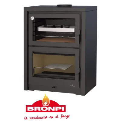 HORNO VULCANO METALICO C/DOBLE CÁMARA BRONPI