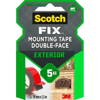 CINTA DOBLE CARA EXTERIOR 68579/19MMX1,5M 5KG SCOTCH
