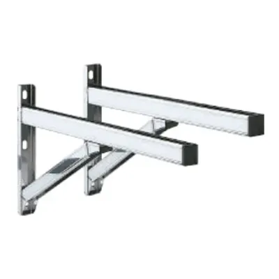 ESCUADRA DE SOPORTE REFORZADA DOBLE PARED 750MM INOX AISI 304 ROS ESCUADRA DE SOPORTE REFORZADA DOBLE PARED 750MM INOX AISI 304 ROS