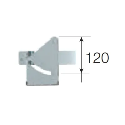 SOPORTE A TECHO REGULABLE DOBLE PARED 200MM INOX AISI 304 ROS SOPORTE A TECHO REGULABLE DOBLE PARED 200MM INOX AISI 304 ROS