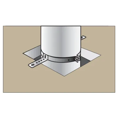 ABRAZADERA FORJADO DOBLE PARED 250MM INOS AISI 304 ROS ABRAZADERA FORJADO DOBLE PARED 250MM INOS AISI 304 ROS