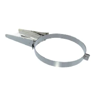 ABRAZADERA FORJADO REFORZADA DOBLE PARED 150MM INOX AISI 304 ROS ABRAZADERA FORJADO REFORZADA DOBLE PARED 150MM INOX AISI 304 ROS