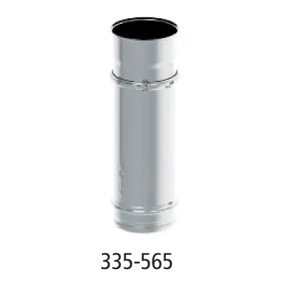 TUBO EXTENSIBLE SIMPLE PARED 80MM X 335-565MM INOX AISI 304 ROS TUBO EXTENSIBLE SIMPLE PARED 80MM X 335-565MM INOX AISI 304 ROS