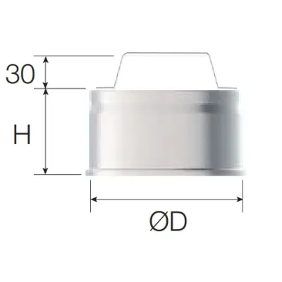 TAPA CHIMENEA SIMPLE PARED 200MM INOX AISI 316 ROS TAPA CHIMENEA SIMPLE PARED 200MM INOX AISI 316 ROS