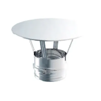 SOMBRERO ANTILLUVIA Y ANTIPAJAROS SIMPLE PARED 250MM INOX AISI 316 ROS SOMBRERO ANTILLUVIA Y ANTIPAJAROS SIMPLE PARED 250MM INOX AISI 316 ROS