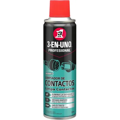 LIMPIA CONTACTOS 3 EN 1 34474/250ML PROFESIONAL LIMPIA CONTACTOS 3 EN 1 34474/250ML PROFESIONAL