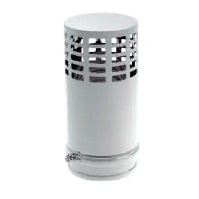 SOMBRERO SALIDA VERTICAL SIMPLE PARED 80MM INOX AISI 316 ROS SOMBRERO SALIDA VERTICAL SIMPLE PARED 80MM INOX AISI 316 ROS