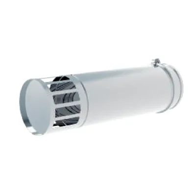 SOMBRERO SALIDA HORIZONTAL SIMPLE PARED 80MM INOX AISI 316 ROS SOMBRERO SALIDA HORIZONTAL SIMPLE PARED 80MM INOX AISI 316 ROS