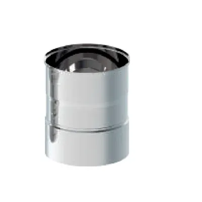 ADAPTADOR CALDERA ANTIHOLLIN SIMPLE PARED 180MM INOX AISI 316 ROS ADAPTADOR CALDERA ANTIHOLLIN SIMPLE PARED 180MM INOX AISI 316 ROS