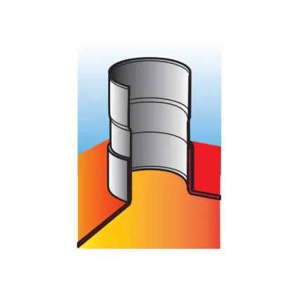 ADAPTADOR CALDERA ANTIHOLLIN SIMPLE PARED 250MM INOX AISI 316L 4025409 ROS 