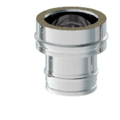 ADAPTADOR SIMPLE PARED - DOBLE PARED 180MM INOX AISI 316 ROS ADAPTADOR SIMPLE PARED - DOBLE PARED 180MM INOX AISI 316 ROS