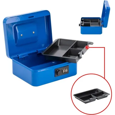 CAJA CAUDAL COMBINACION LOCK 11810/20X16X9 AZUL BTV CAJA CAUDAL COMBINACION LOCK 11810/20X16X9 AZUL BTV