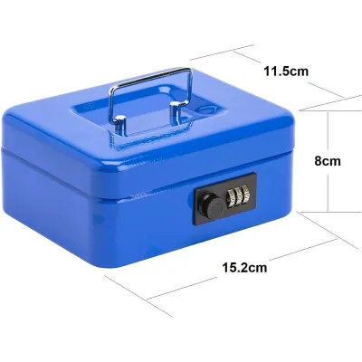 CAJA CAUDAL COMBINACION LOCK 11810/20X16X9 AZUL BTV CAJA CAUDAL COMBINACION LOCK 11810/20X16X9 AZUL BTV
