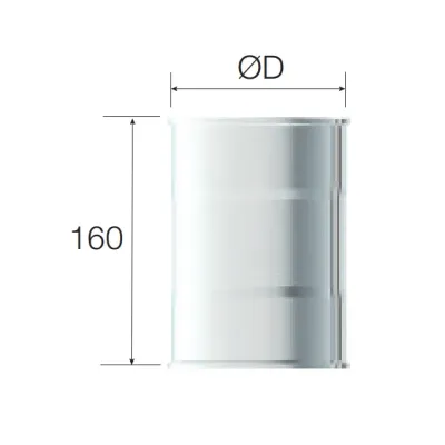 ADAPTADOR HEMBRA-HEMBRA SIMPLE PARED 150MM INOX AISI 304 ROS ADAPTADOR HEMBRA-HEMBRA SIMPLE PARED 150MM INOX AISI 304 ROS
