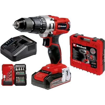 TALADRO SIN CABLE PERCUTOR TE-CD 18/2 Li-i +22 (1x2,5 Ah) 4514220 EINHELL
