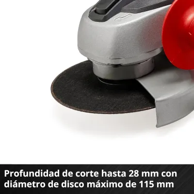 AMOLADORA TC-AG 18/115 Li (1x4,0Ah) 4431133 EINHELLL