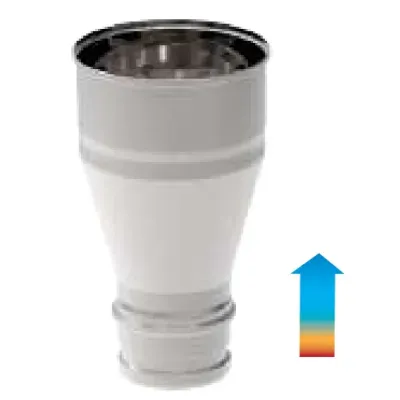 AUMENTO SIMPLE PARED 180-200MM INOX AISI 304 ROS AUMENTO SIMPLE PARED 180-200MM INOX AISI 304 ROS