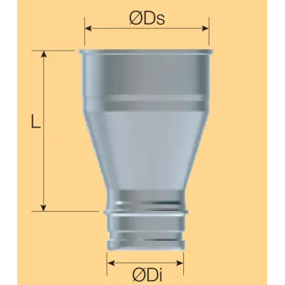 AUMENTO SIMPLE PARED 180-200MM INOX AISI 304 ROS AUMENTO SIMPLE PARED 180-200MM INOX AISI 304 ROS
