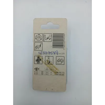 FRESA PERFILAR HM V6/D12.7/L9MM 2608628210 BOSCH
