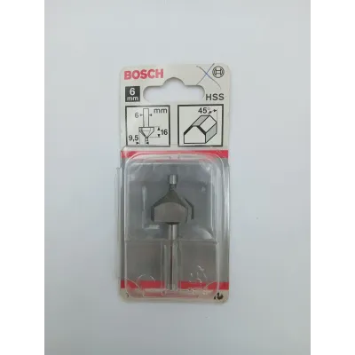 FRESA ENRASAR Y BISELAR HSS V6/A9.5/L16MM 45º 1608857605 BOSCH