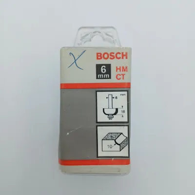 FRESA PARA MEDIA CAÑA HM V6/D10/L16MM 2608628247 BOSCH