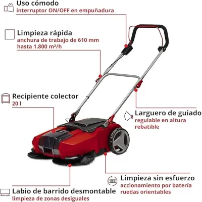BARREDORA INDUSTRIAL BATERIA TE-SW 18/610 Li - Solo 2352040 EINHELL