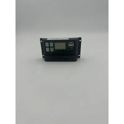 REGULADOR CARGA 80Ah PANTALLA LCD DIGITAL 2 USB