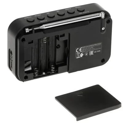 RADIO DIGITAL PLL AM/FM AD 1906 BLANCO NEGRO ADLER