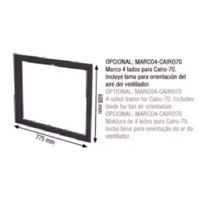 MARCO A 4 LADOS PARA CAIRO-70 BRONPI