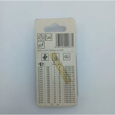 FRESA RANURAR HM 8X15MM BOSCH