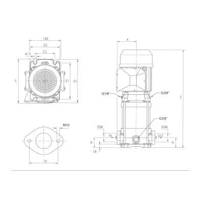 BOMBA MULTICE.FORAS P7SL-300/6T 230/400V BOMBA MULTICE.FORAS P7SL-300/6T 230/400V