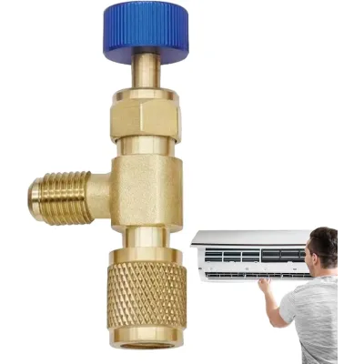 VALVULA CARGA P/GASES REFRIGERANTES S/PERDIDA M1/4-H1/4" 4645141400 HECAPO