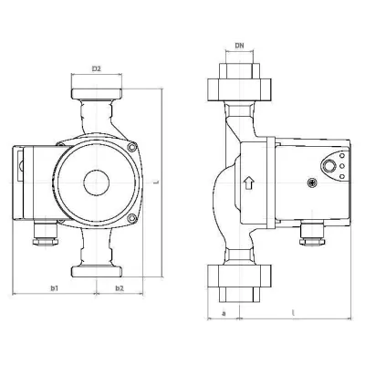 BOMBA CIRCULAR AGUA CALIENTE NMT PLUS INOX 15/120-130 IMP PUMP BOMBA CIRCULAR AGUA CALIENTE NMT PLUS INOX 15/120-130 IMP PUMP