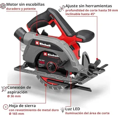 SIERRA CIRCULAR TP-CS 18/165 Li BL -Solo 4331225 EINHELL SIERRA CIRCULAR TP-CS 18/165 Li BL -Solo 4331225 EINHELL