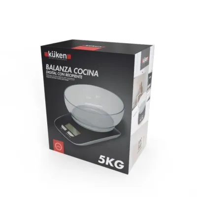 BALANZA COCINA DIGITAL C/BOL 34464/5KG KUKEN