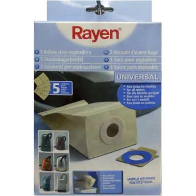BOLSA ASPIRADORA PAPEL UNIVERDAL 6386 X5UN.RAYEN
