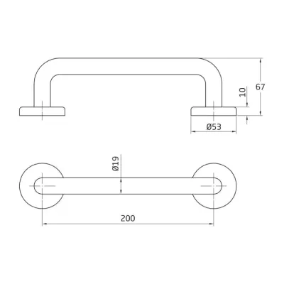 MANILLON MOD.3/19X150 C/ROSETA INOX AMIG MANILLON MOD.3/19X150 C/ROSETA INOX AMIG