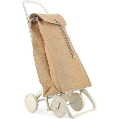 CARRO COMPRA I-MAX YUTE 4 RUEDAS OFF WHITE IMX538 NATURAL ROLSER CARRO COMPRA I-MAX YUTE 4 RUEDAS OFF WHITE IMX538 NATURAL ROLSER
